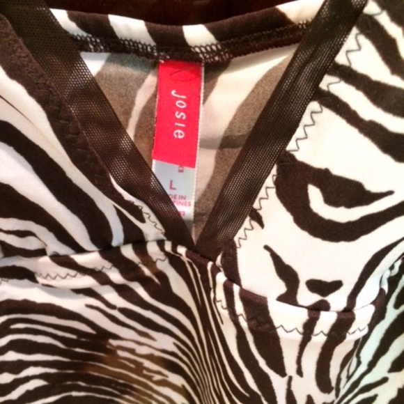 ❤️Josie Natori Zebra Print Camisole/Tank*NEW - Picture 6 of 8